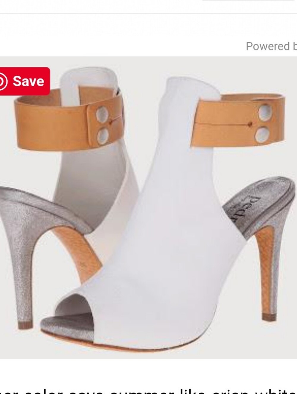 PEDRO GARCIA SAMANTHA White Peep-Toe Ankle Cuff High Heel Sandals Coastal Y2K